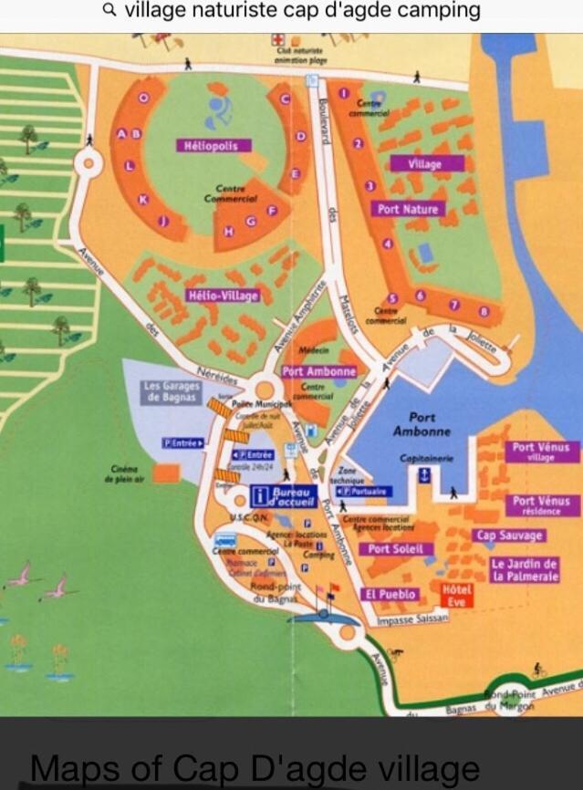 Au Coeur Du Village Naturiste Agde Kültér fotó